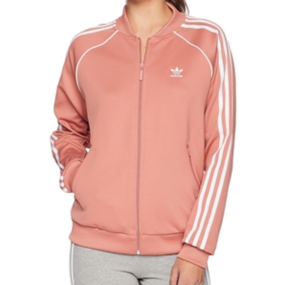 peach adidas outfit